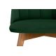 Обеденный стул BAKERI 86x48 см темно-зеленый/бук