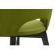 Обеденный стул BOVIO 86x48 см светло-зеленый/бук