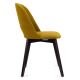 Обеденный стул BOVIO 86x48 см желтый/бук