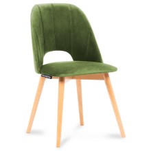 Обеденный стул TINO 86x48 см светло-зеленый/бук