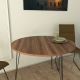 Обеденный стол SANDALF 75x90 см коричневый
