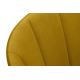Обіднє крісло BAKERI 86x48 см жовтий/бук