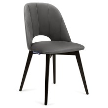 Обіднє крісло BOVIO 86x48 см сірий/бук