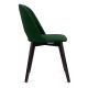 Обіднє крісло BOVIO 86x48 см темно-зелений/бук