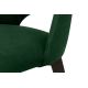 Обіднє крісло BOVIO 86x48 см темно-зелений/бук