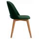 Обіднє крісло RIFO 86x48 см темно-зелений/бук