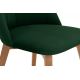 Обіднє крісло RIFO 86x48 см темно-зелений/бук