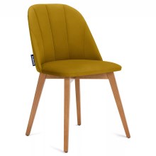 Обіднє крісло RIFO 86x48 см жовтий/бук