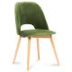 Обіднє крісло TINO 86x48 см світло-зелений/бук