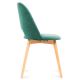 Обіднє крісло TINO 86x48 см темно-зелений/бук