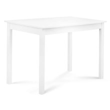 Обідній стіл EVENI 76x60 см бук/білий