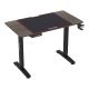 Ігровий стіл з можливістю регулювання по висоті CONTROL 110x60 см коричневий/чорний