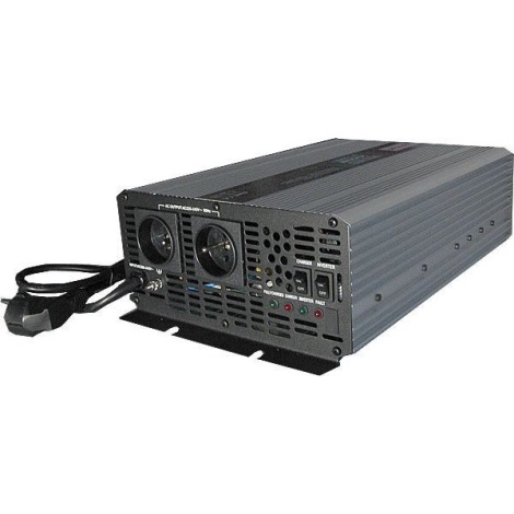 Інвертор (перетворювач напруги) 2000W/12V/230V + UPS
