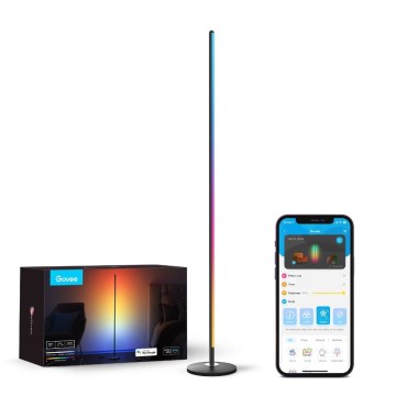 Ґові - світлодіодна РГБВ з регульованою яскравістю підлогова лампа ЛАЙТ МАТТЕР ЛЕД/24 Вт/230 В Вай‑Фай
