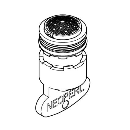 ҐРОХЕ 48270000 - Аератор АкваҐайд М 21,5 × 1 блискучий хром